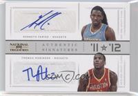 Kenneth Faried, Thomas Robinson #/25