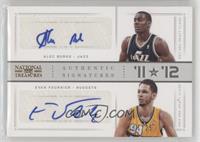 Alec Burks, Evan Fournier #/25