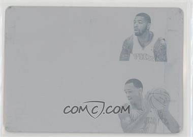 2012-13 Panini National Treasures - '11 vs '12 Signatures - Printing Plate Cyan #14 - John Henson, Marcus Morris /1