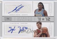 Kenneth Faried, Tyler Zeller #/49