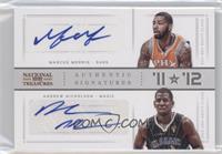 Andrew Nicholson, Marcus Morris #/99