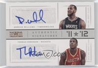 Derrick Williams, Thomas Robinson #/49