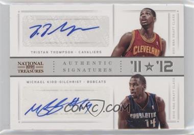 2012-13 Panini National Treasures - '11 vs '12 Signatures #79 - Michael Kidd-Gilchrist, Tristan Thompson /49