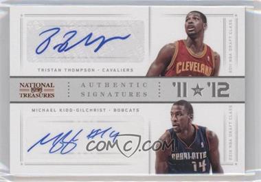 2012-13 Panini National Treasures - '11 vs '12 Signatures #79 - Michael Kidd-Gilchrist, Tristan Thompson /49