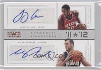 Lavoy Allen, Miles Plumlee #/99