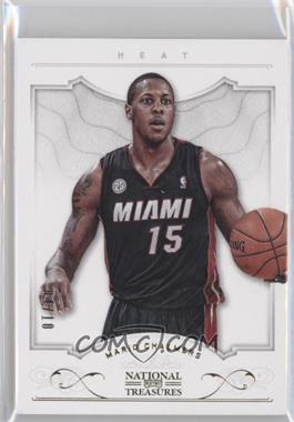 2012-13 Panini National Treasures - [Base] - Gold #57 - Mario Chalmers /10