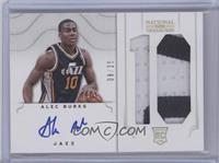 2011 Rookies Autographed Memorabilia - Alec Burks #/25