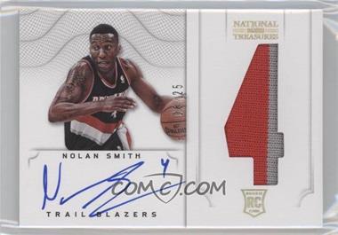 2012-13 Panini National Treasures - [Base] - Jersey Number Prime #119 - 2011 Rookies Autographed Memorabilia - Nolan Smith /25