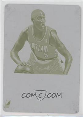 2012-13 Panini National Treasures - [Base] - Printing Plate Yellow #190 - Will Barton /1