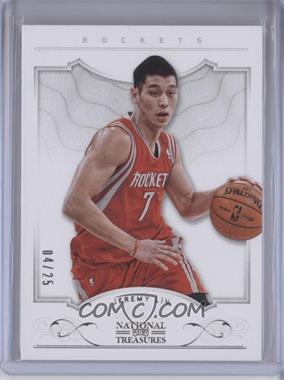 2012-13 Panini National Treasures - [Base] - Silver #84 - Jeremy Lin /25