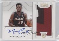 2011 Rookies Autographed Memorabilia - Norris Cole #/199