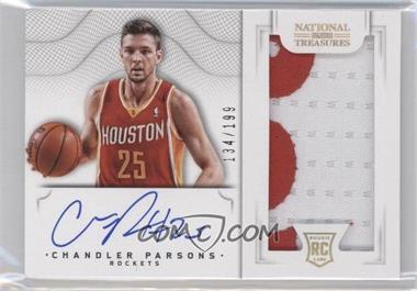 2012-13 Panini National Treasures - [Base] #129 - 2011 Rookies Autographed Memorabilia - Chandler Parsons /199