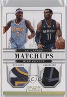 Ty Lawson, Mike Conley #/25