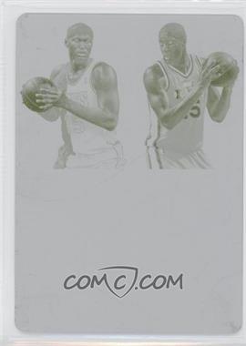 2012-13 Panini National Treasures - Matchups Materials - Printing Plate Yellow #78 - DeMarcus Cousins, Derrick Favors /1