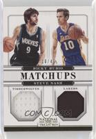 Ricky Rubio, Steve Nash #/49