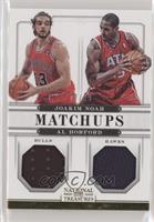 Joakim Noah, Al Horford [EX to NM] #/99