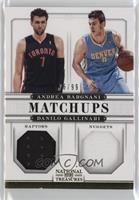 Andrea Bargnani, Danilo Gallinari #/99