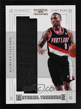 2012-13 Panini National Treasures - Material Treasures #50 - Damian Lillard /99