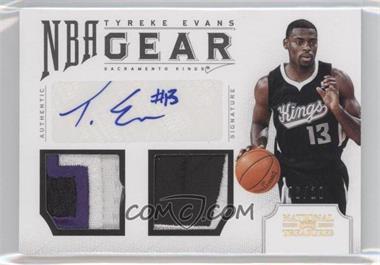 2012-13 Panini National Treasures - NBA Gear Combos Signatures - Prime #5 - Tyreke Evans /10