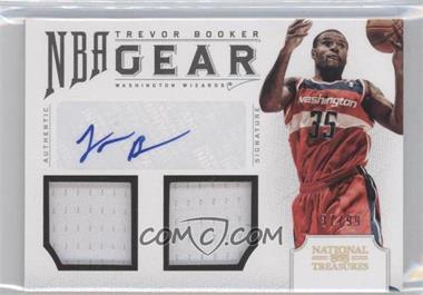 2012-13 Panini National Treasures - NBA Gear Combos Signatures #37 - Trevor Booker /99