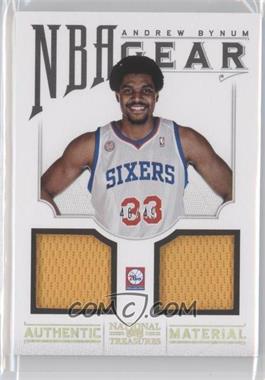 2012-13 Panini National Treasures - NBA Gear Combos #11 - Andrew Bynum /49