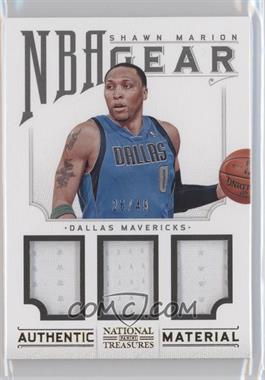 2012-13 Panini National Treasures - NBA Gear Trios #13 - Shawn Marion /49