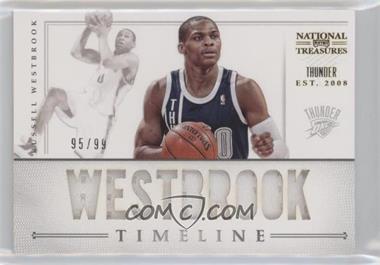 2012-13 Panini National Treasures - Timeline Custom Names #19 - Russell Westbrook /99 [EX to NM]