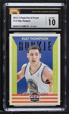 2012-13 Panini Past & Present - [Base] #172 - Klay Thompson [CSG 10 Gem Mint]