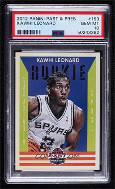 2012-13 Panini Past & Present - [Base] #193 - Kawhi Leonard [PSA 10 GEM MT]