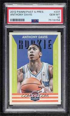 2012-13 Panini Past & Present - [Base] #237 - Anthony Davis [PSA 10 GEM MT]