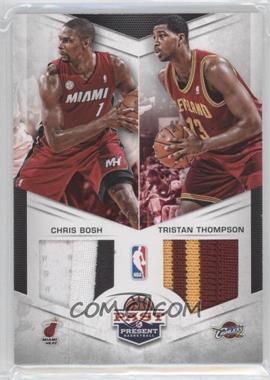 2012-13 Panini Past & Present - Dual Jerseys - Prime #15 - Chris Bosh, Tristan Thompson /25