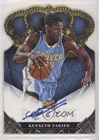 Rookie Crown Royale Signatures - Kenneth Faried #/25