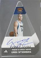 Panini's Choice Award Rookies - Greg Stiemsma [Noted] #/25