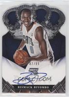 Rookie Crown Royale Signatures - Bismack Biyombo #/99