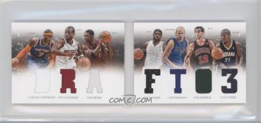 2012-13 Panini Preferred - Draft Material Booklet #2 - Carmelo Anthony, Dwyane Wade, Chris Bosh, LeBron James, Chris Kaman, Kirk Hinrich, David West /199