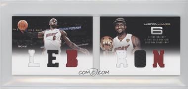 2012-13 Panini Preferred - Lebron Material Booklet #1 - Lebron James /199