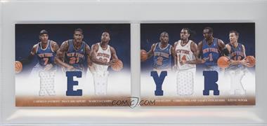 2012-13 Panini Preferred - New York Material Booklet #1 - Carmelo Anthony, Iman Shumpert, Marcus Camby, Raymond Felton, Chris Copeland, Amar'e Stoudemire, Steve Novak /199