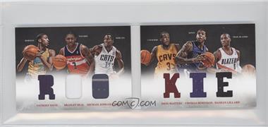 2012-13 Panini Preferred - Rookie Material Booklet #1 - Anthony Davis, Bradley Beal, Michael Kidd-Gilchrist, Dion Waiters, Thomas Robinson, Damian Lillard /249