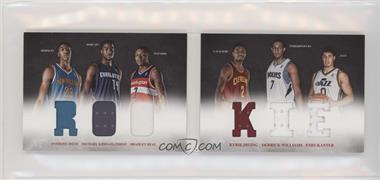2012-13 Panini Preferred - Rookie Material Booklet #10 - Anthony Davis, Michael Kidd-Gilchrist, Bradley Beal, Kyrie Irving, Derrick Williams, Enes Kanter /249