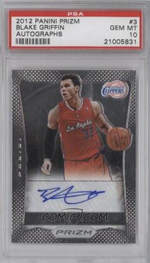 2012-13 Panini Prizm - Autographs #3 - Blake Griffin [PSA 10 GEM MT]