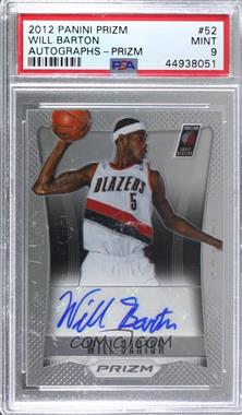 2012-13 Panini Prizm - Autographs #52 - Will Barton [PSA 9 MINT]