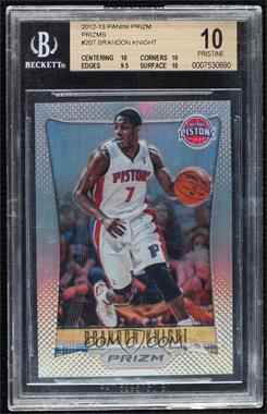 2012-13 Panini Prizm - [Base] - Silver Prizm #207 - Brandon Knight [BGS 10 PRISTINE]