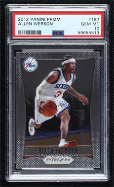 2012-13 Panini Prizm - [Base] #187 - Allen Iverson [PSA 10 GEM MT]