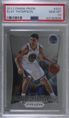 2012-13 Panini Prizm - [Base] #203 - Klay Thompson [PSA 10 GEM MT]