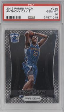 2012-13 Panini Prizm - [Base] #236 - Anthony Davis [PSA 10 GEM MT]