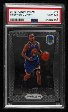 2012-13 Panini Prizm - [Base] #72 - Stephen Curry [PSA 10 GEM MT]