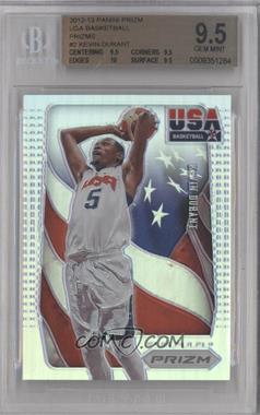 2012-13 Panini Prizm - USA Basketball - Silver Prizm #2 - Kevin Durant [BGS 9.5 GEM MINT]