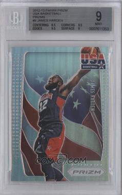 2012-13 Panini Prizm - USA Basketball - Silver Prizm #9 - James Harden [BGS 9 MINT]