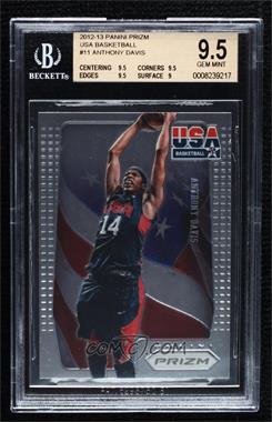 2012-13 Panini Prizm - USA Basketball #11 - Anthony Davis [BGS 9.5 GEM MINT]