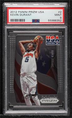2012-13 Panini Prizm - USA Basketball #2 - Kevin Durant [PSA 9 MINT]